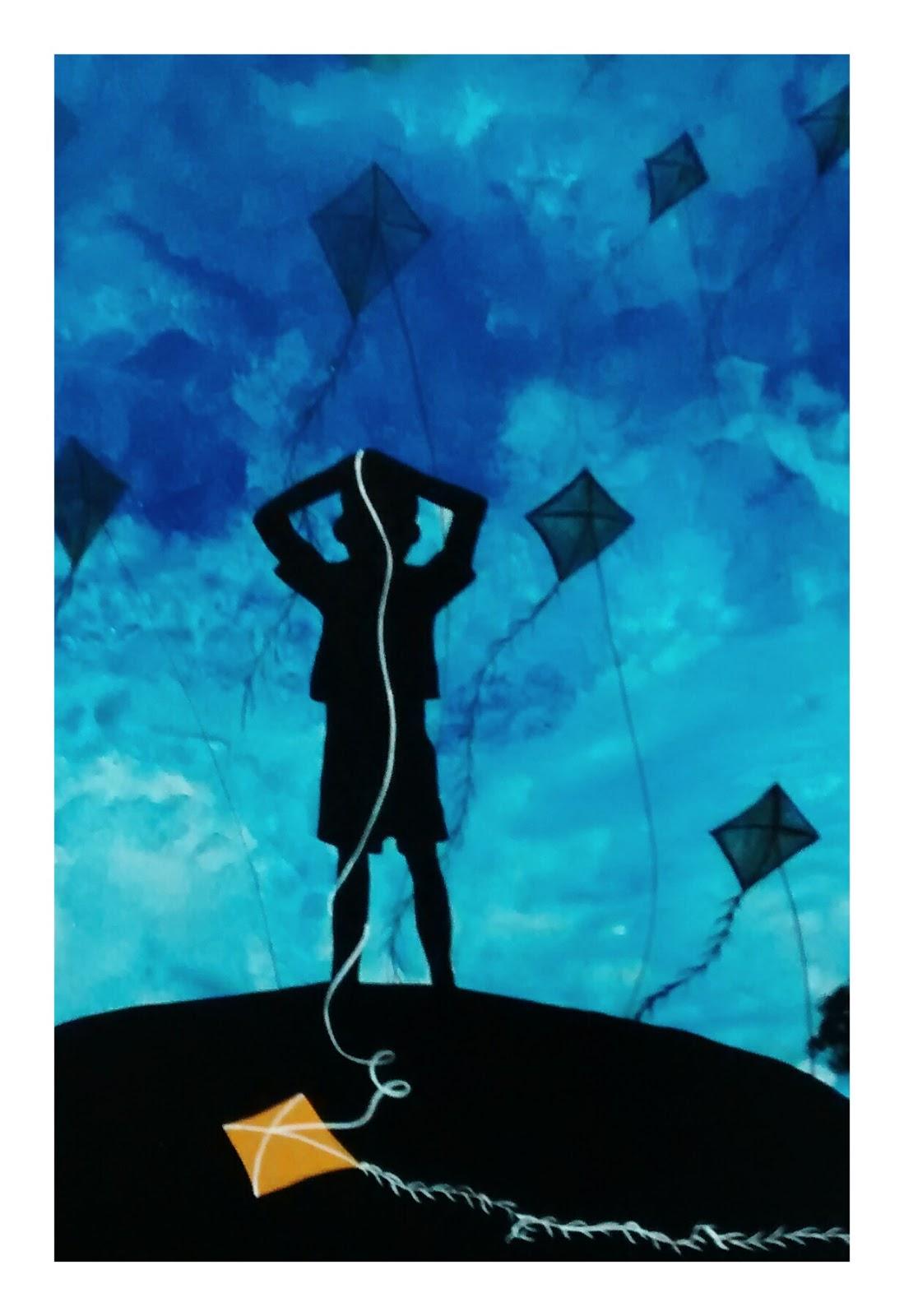 Entardecer com papagaios